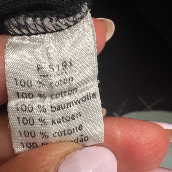 Lacoste Men's cotton Black Polo with White Grid Pattern. Ptp 24” length 28” - Picture 6 of 7